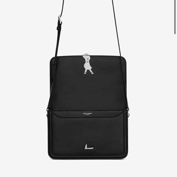 YSL SAINT LAURENT SOLFERINO MEDIUM BAG SILVER HARDWARE NEW, RARE - Picture 9 of 11